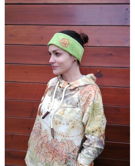 Headband termo - Neon Green peas