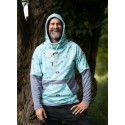 AZTEC BLUE WINTER - man termo sweatshirts