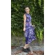 Folky blue - midi dress