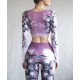 Lines mandalas old pink leggings