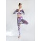 Lines mandalas old pink leggings