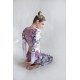 Lines mandalas old pink leggings