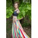 Funky stripes - maxi skirt