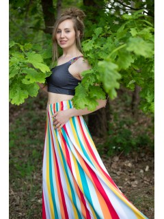 Funky stripes - maxi skirt