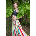 Funky stripes - maxi skirt