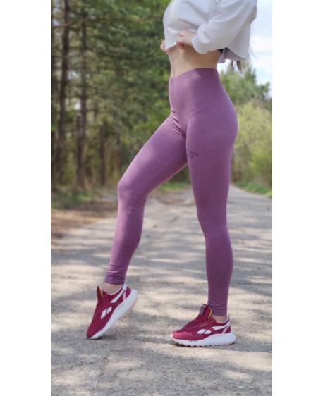 Kedy už tam budeme? - (Are we there yet?) lavender cotton sporty leggings