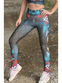 Aztec rasta set leggings and top