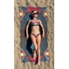 Aztec rasta - bath towel and towel