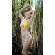 RETRO STRIPES- bandeau swimsuits