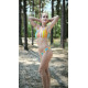 RETRO STRIPES- bandeau swimsuits