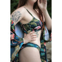 Flamingo - bandeau lace plavky