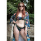 flamingo - bandeau lace plavky