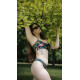 flamingo - bandeau lace plavky