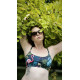 flamingo - bandeau lace plavky