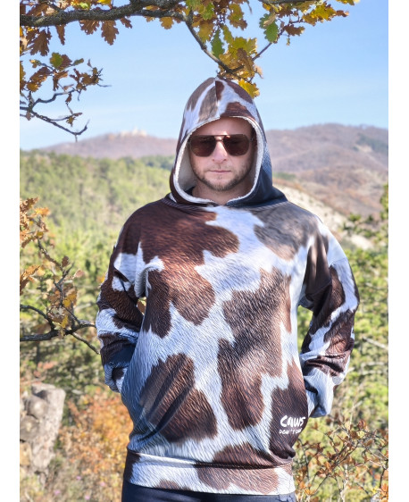 COWS DON´T CARE - pánska termo mikina