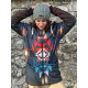 AZTEC RASTA - termo mikina so sherpou