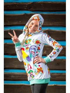 Kohútik Jarabý - white termo woman sweatshirts