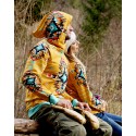 Navajo tribal winter - termo sweatshirts man