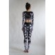 Lines Mandalas - old pink - yoga set