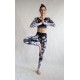 Lines Mandalas - old pink - yoga set