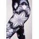 Lines mandalas black yoga set with long leggins